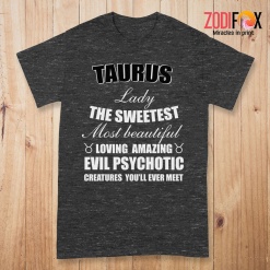 nice Taurus Lady The Sweetest Premium T-Shirts