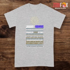 awesome January Aquarius Remarkably Premium T-Shirts
