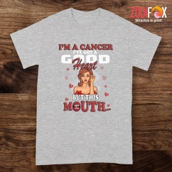 nice I've Got A Good Heart Cancer Premium T-Shirts