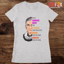 interested I Am Strongger Than You Believe Aquarius Premium T-Shirts