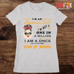 wonderful I'm Not A One In A Million Kind Of Girl Aquarius Premium T-Shirts