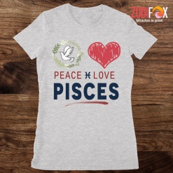 awesome Peace Love Pisces Premium T-Shirts