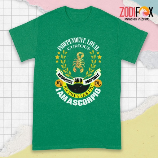 wonderful Humorous And Adaptable Scorpio Premium T-Shirts