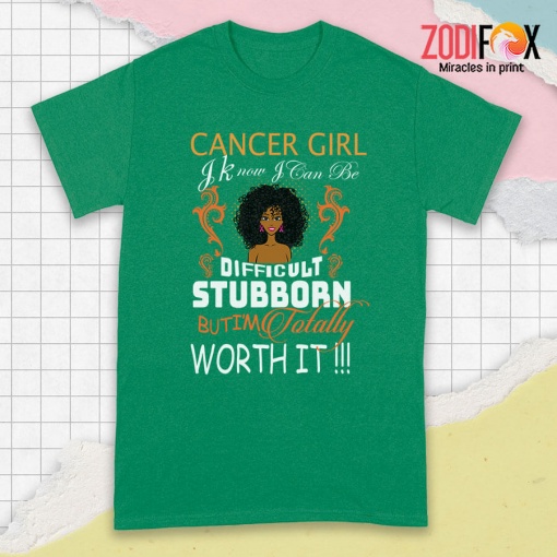 awesome I'm Totally Worth It Cancer Premium T-Shirts