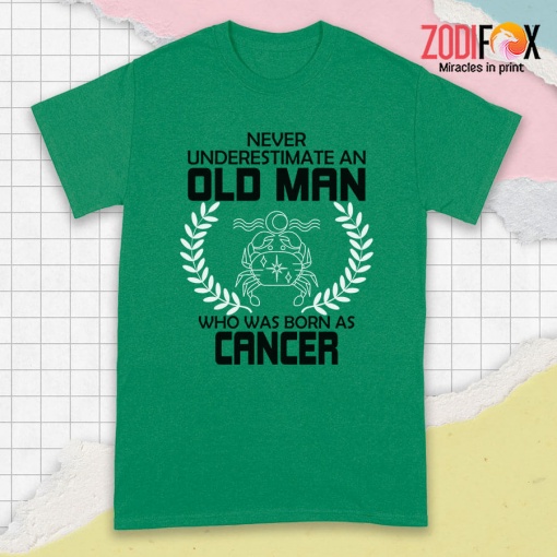 wonderful Who Was Born As Cancer Premium T-Shirts