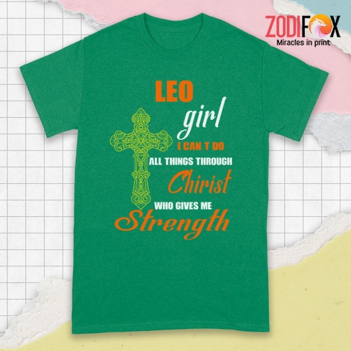 dramatic Leo Girl I Can Do All Things Premium T-Shirts