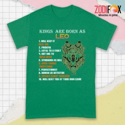 unique Kings Are Born As Leo Premium T-Shirts
