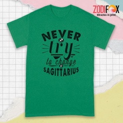 awesome Never Try To Change A Sagittarius Premium T-Shirts