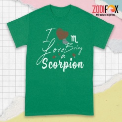 exciting I Love Being A Scorpio Premium T-Shirts