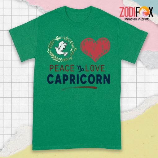best Peace Love Capricorn Premium T-Shirts