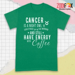 cool Cancer Is A Night Owl Premium T-Shirts