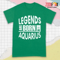 awesome Legends Are Born As Aquarius Premium T-Shirts