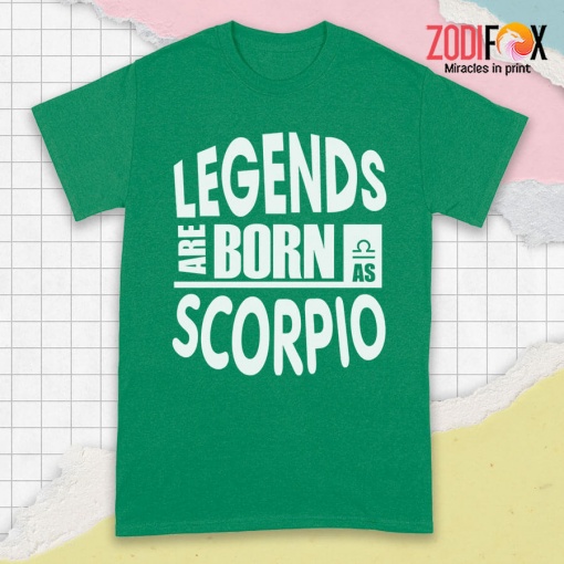 unique Legends Are Born As Scorpio Premium T-Shirts