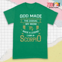 nice God Made The Zodiac My Mom Scorpio Premium T-Shirts