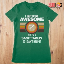 hot I Hate Being Awesome Sagittarius Premium T-Shirts