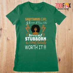 lovely I'm Totally Worth It Sagittarius Premium T-Shirts