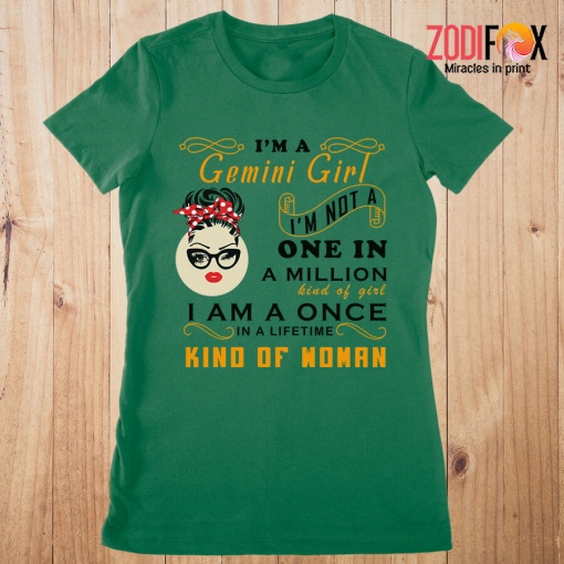 dramatic I'm Not A One In A Million Kind Of Girl Gemini Premium T-Shirts