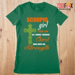 lovely Scorpio Girl I Can Do All Things Premium T-Shirts