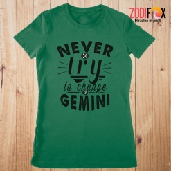 best Never Try To Change A Gemini Premium T-Shirts