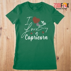 wonderful I Love Being A Capricorn Premium T-Shirts