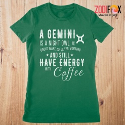 best Gemini Is A Night Owl Premium T-Shirts