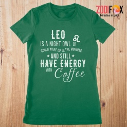 hot Leo Is A Night Owl Premium T-Shirts