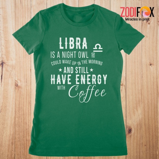 cool Libra Is A Night Owl Premium T-Shirts
