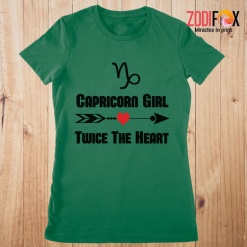 various Capricorn Girl Twice The Heart Premium T-Shirts