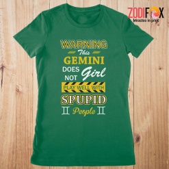 lively This Gemini Does Not Girl Play Well Premium T-Shirts