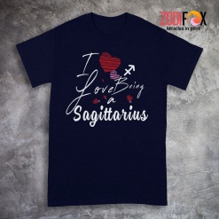 cool I Love Being A Sagittarius Premium T-Shirts