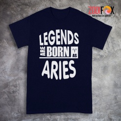 awesome Legends Are Born As Aries Premium T-Shirts