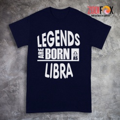 cool Legends Are Born As Libra Premium T-Shirts - LIBRAPT0307