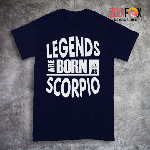 favorite Legends Are Born As Scorpio Premium T-Shirts