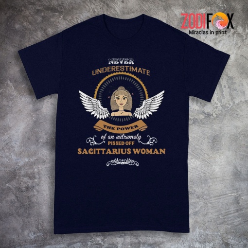 awesome An Extremely Pissed Off Sagittarius Woman Premium T-Shirts