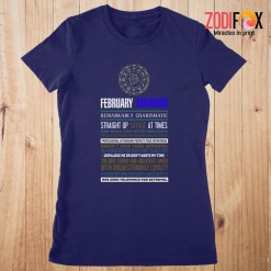 funny February Aquarius Remarkably Premium T-Shirts