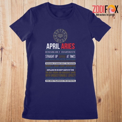 unique April Aries Remarkably Premium T-Shirts