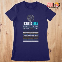 funny October Libra Remarkably Premium T-Shirts