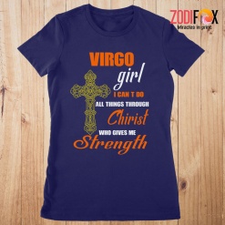 cool Virgo Girl I Can Do All Things Premium T-Shirts