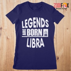 funny Legends Are Born As Libra Premium T-Shirts - LIBRAPT0307