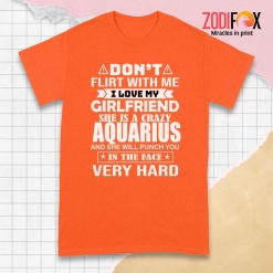 awesome She Is An Crazy Aquarius Premium T-Shirt