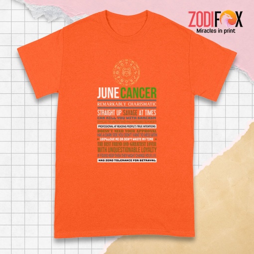pretty June Cancer Remarkably Premium T-Shirts