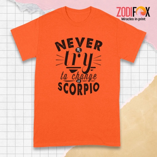 best Never Try To Change A Scorpio Premium T-Shirts