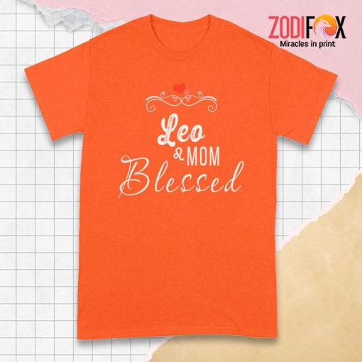 lovely Leo Mom Blessed Premium T-Shirts