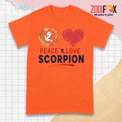 interested Peace Love Scorpio Premium T-Shirts