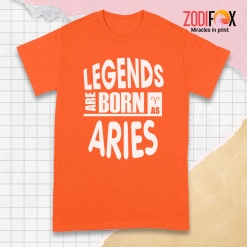 cute Legends Are Born As Aries Premium T-Shirts