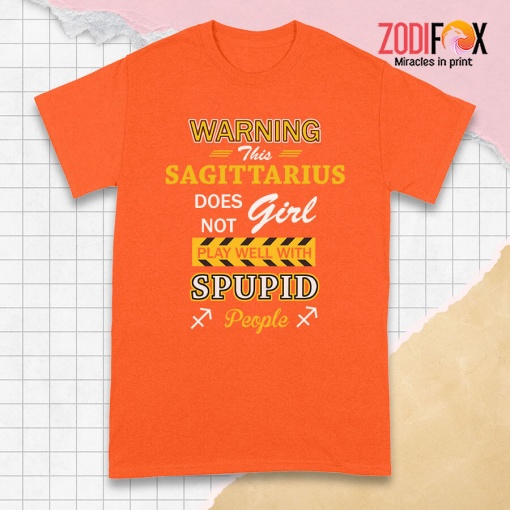 awesome This Sagittarius Does Not Girl Play Well Premium T-Shirts