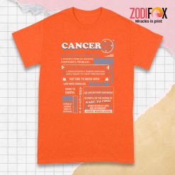 lively A Cross Between A Tender Cancer Premium T-Shirts