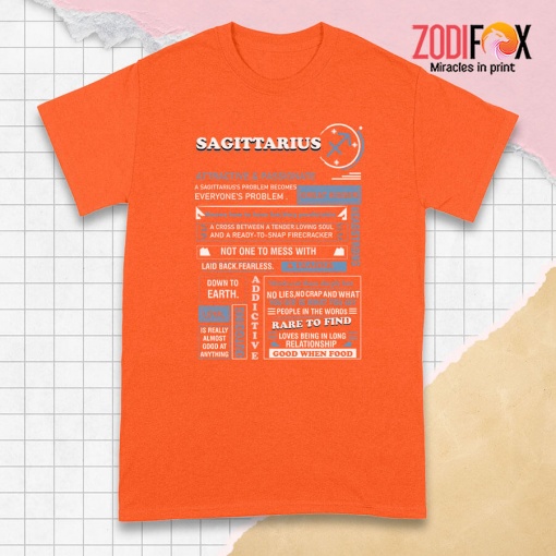 awesome Not One To Mess With Laid Back Sagittarius Premium T-Shirts