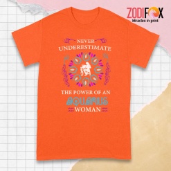 unique The Power Of An Aquarius Woman Premium T-Shirts