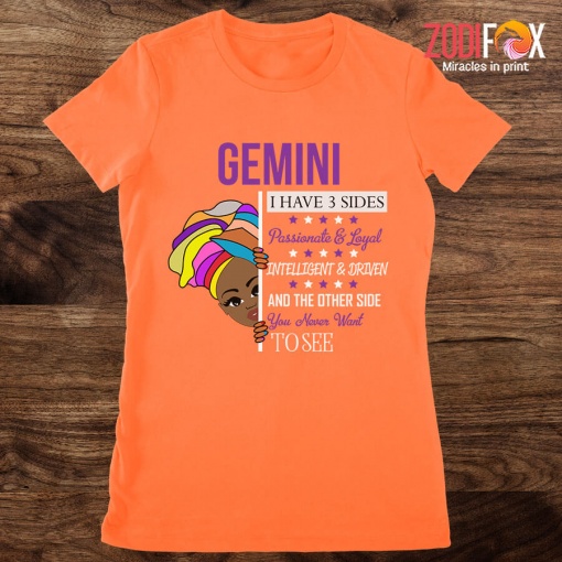 lovely Loyal Intelligent Gemini Premium T-Shirts